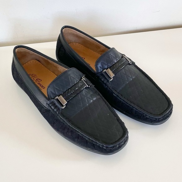 MG Shoes Black Driving Slip-On Men’s Loafers Size 7.5 - Picture 15 of 16
